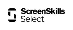 Black logo that reads ScreenSkills Select