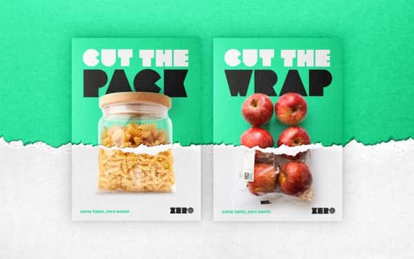 Ben Chamberlain - Zero plastic packaging design for pasta and apples