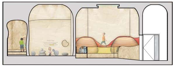 Natalia Radomska - Interior design artwork for a children's play area